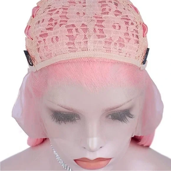 22” PINK BODY WAVY Lace Front Wig NEW